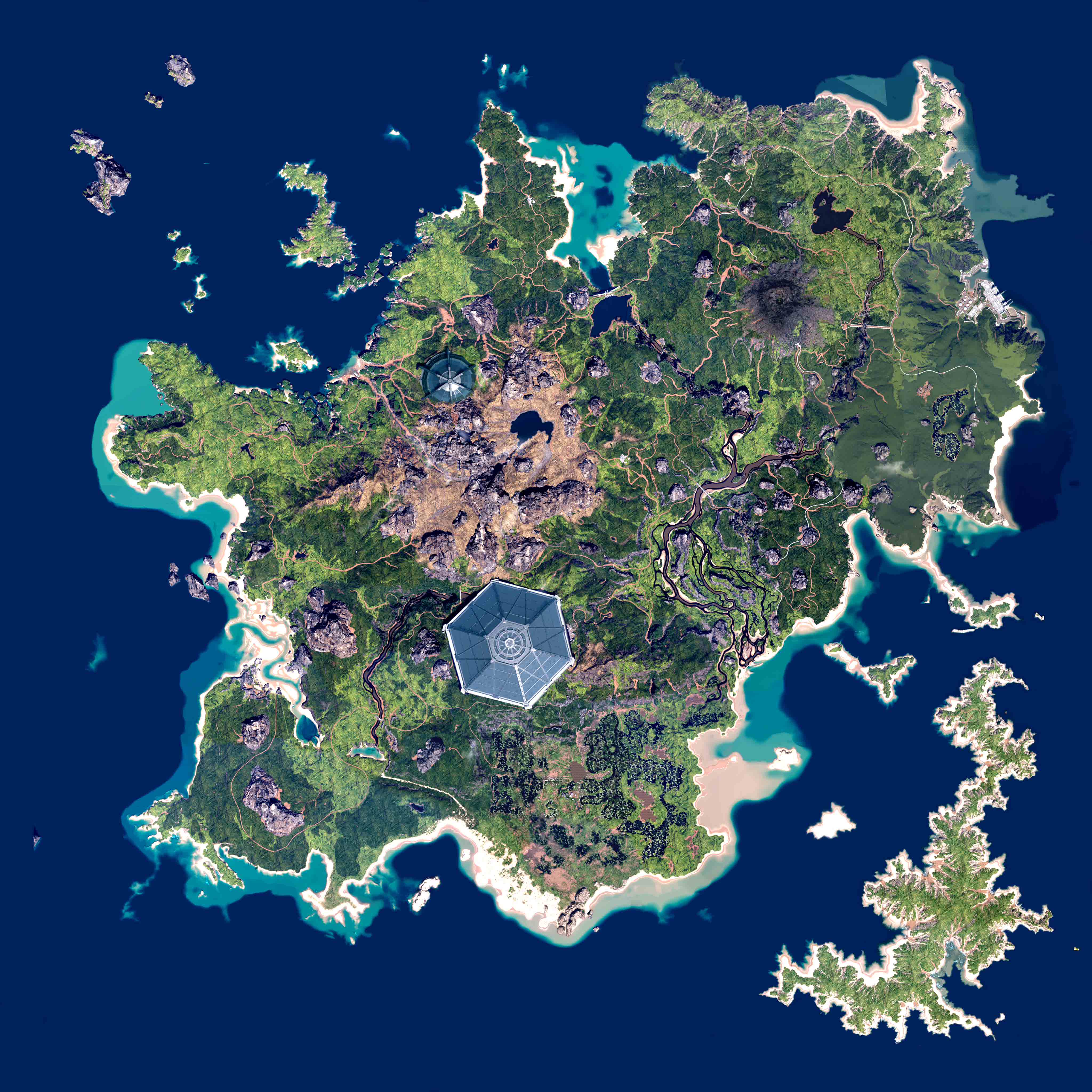 Gateway Satellite Map The Isle Evrima